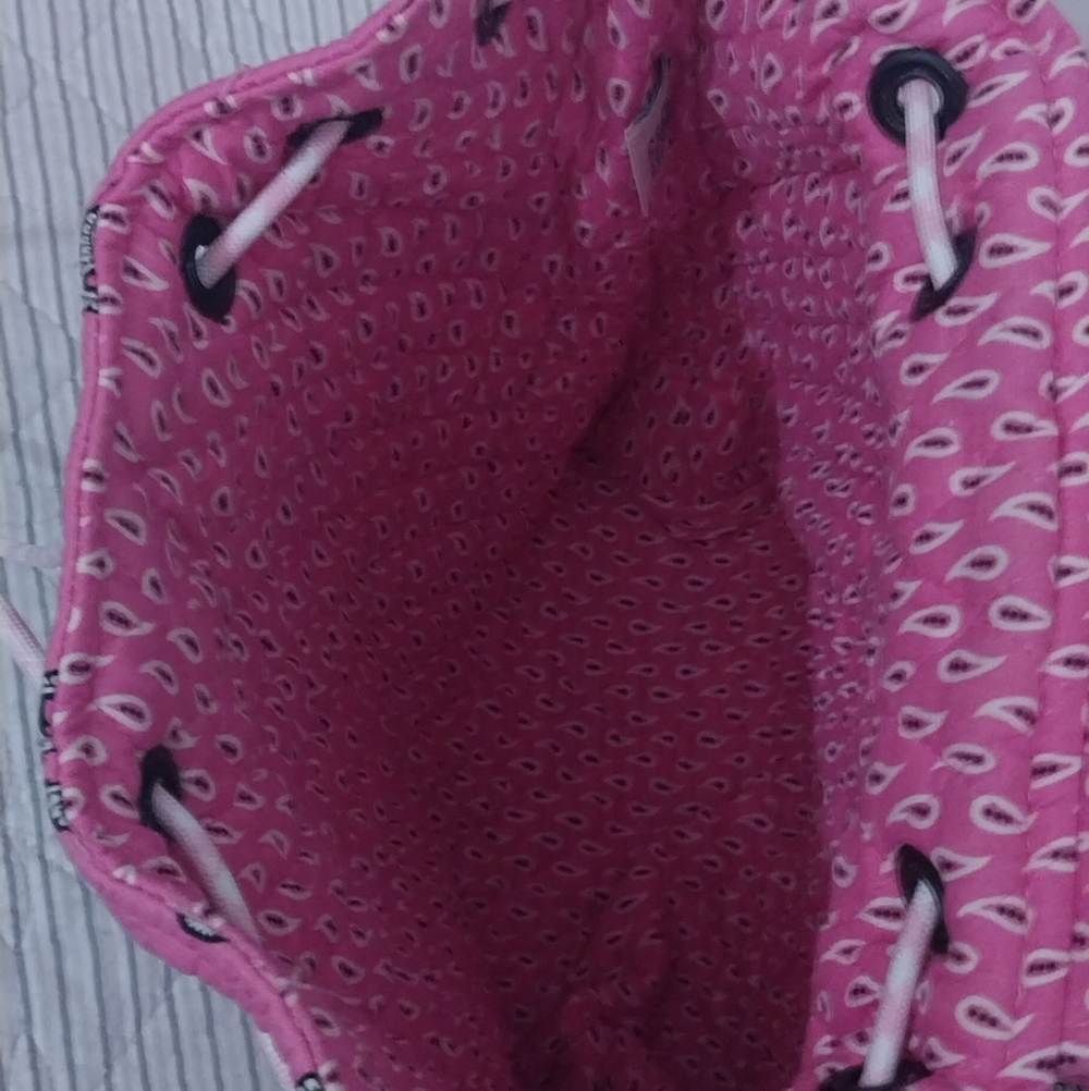Vera Bradley Pink Floral Quilted Backpack - Picture 7 of 7